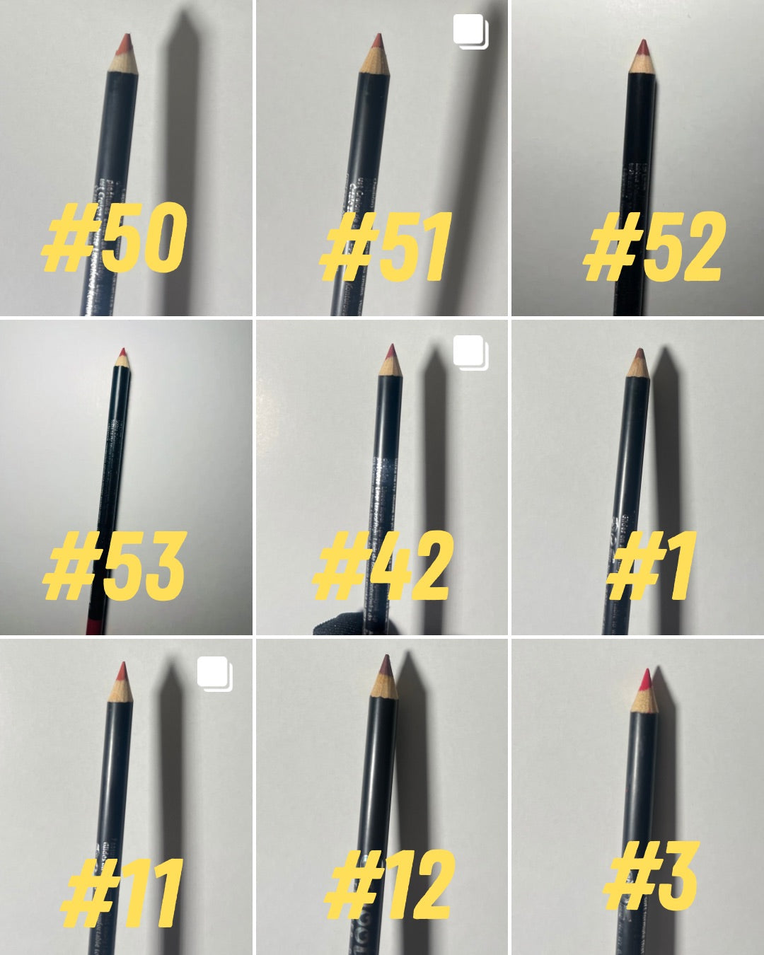 Assorted Lip Liner Pencils
