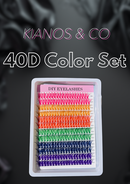 40D Colorful Lashes