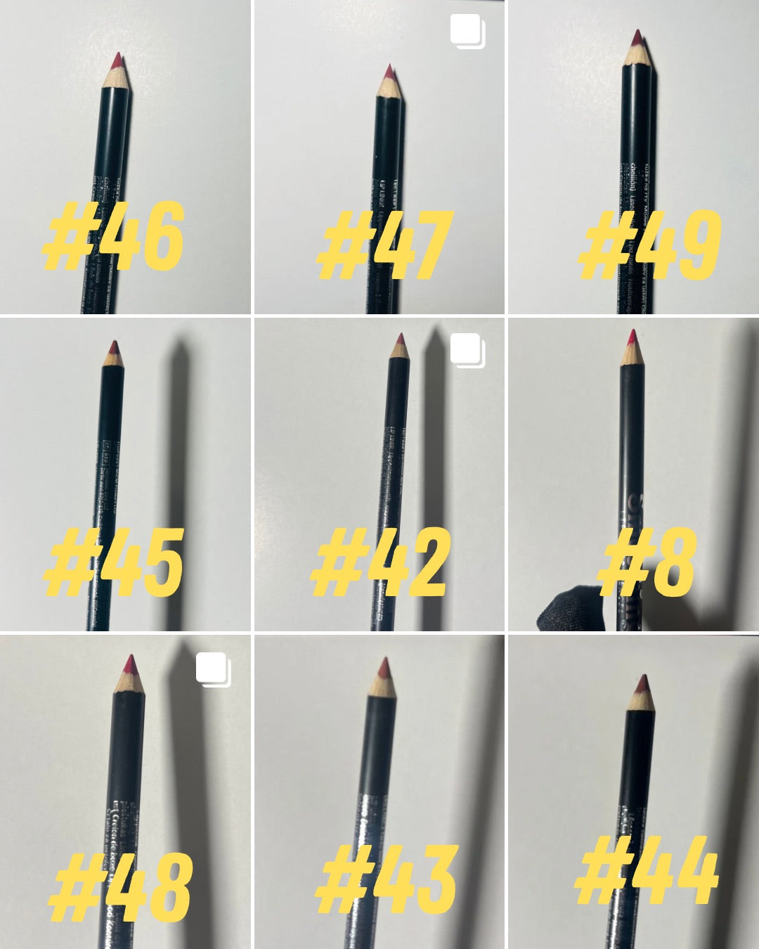 Assorted Lip Liner Pencils